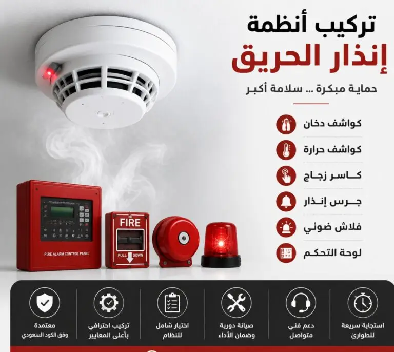 انظمة-إنذار-الحريق-انذار-حريق-تركيب-جهاز-اجهزة-جرس-الانذار-كاسر-زجاج-كاشف-دخان