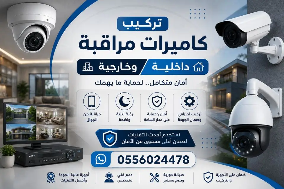 تركيب-كاميرات-مراقبة-داخلية-و-خارجية-كاميرة-المراقبة