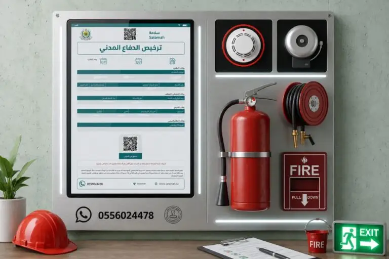 تصريح-الدفاع-المدني-شهادة-ترخيص-دفاع-مدني-سلامة-تراخيص-السلامة