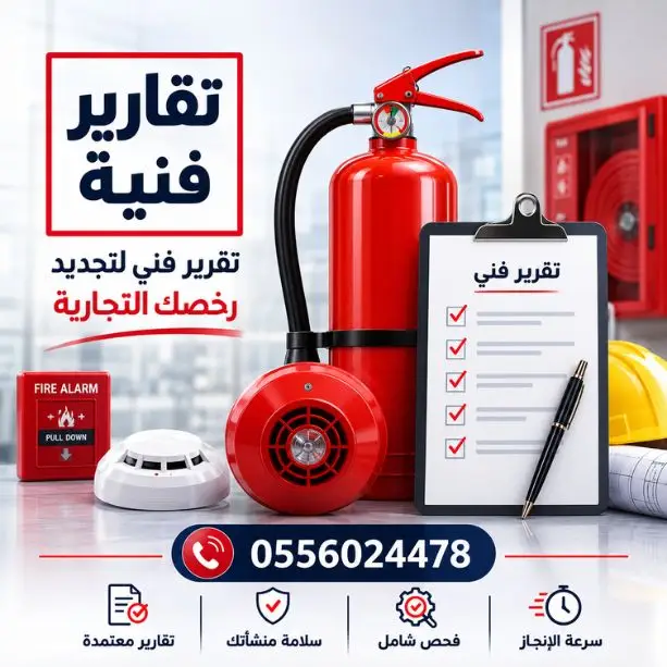 تقارير-فنية-سلامة-تقرير-فني-لتجديد-رخصك-التجارية