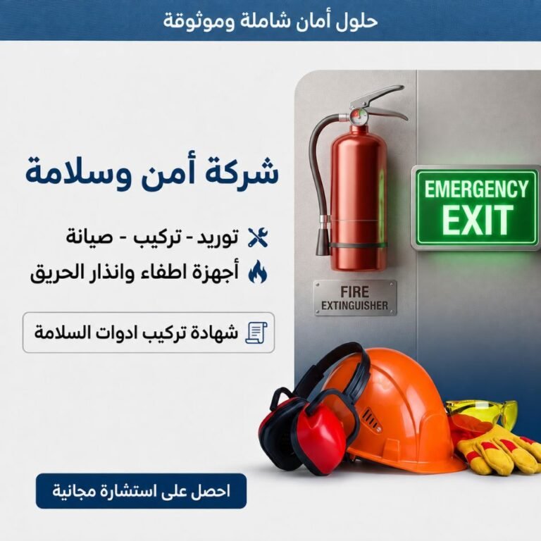 شركة-أمن-وسلامة-امن-والسلامه-مؤسسة-الامن-والسلامة-معتمدة من-الدفاع- المدني-أدوات-سلامة-السلامة-سلامه-السلامه