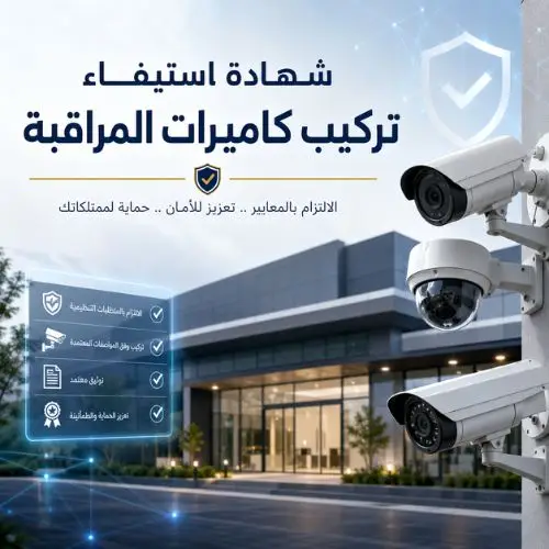 شهادة-استيفاء-تركيب-كاميرات-المراقبة