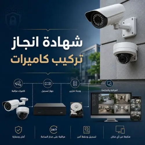 شهادة-انجاز-استيفاء-تركيب-كاميرات-المراقبة