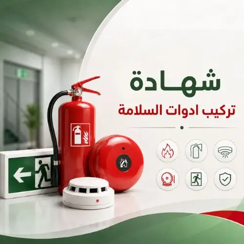 شهادة-تركيب-أدوات-ادوات-السلامة-سلامة-سلامه-السلامه-تركيبات-الدفاع-المدني