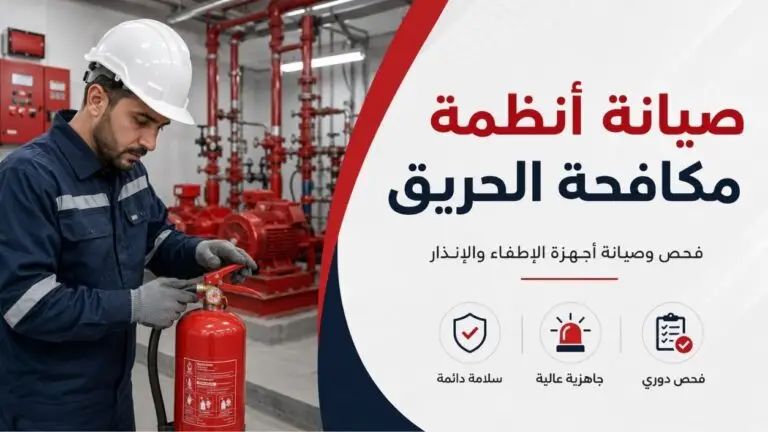 صيانة-انظمة-مكافحة-الحريق-الدفاع-المدني​