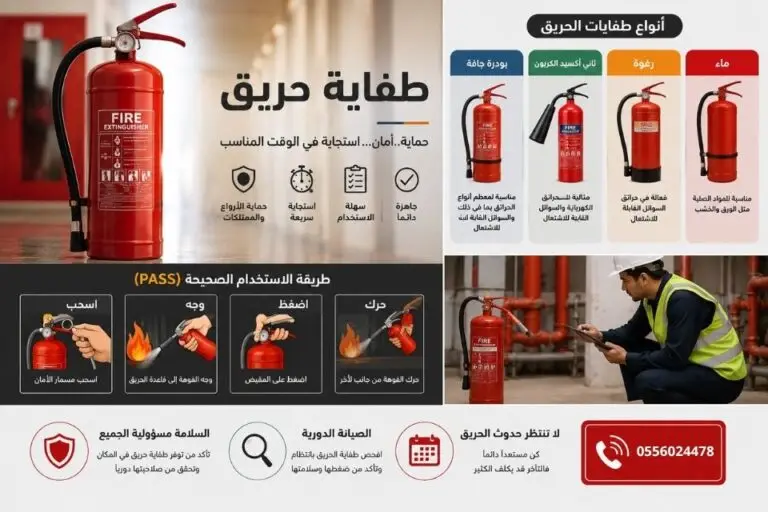 طفاية-حريق-طفايات-الحريق-بودرة-ثاني-اكسيد-الكربون-كربون-رغوة
