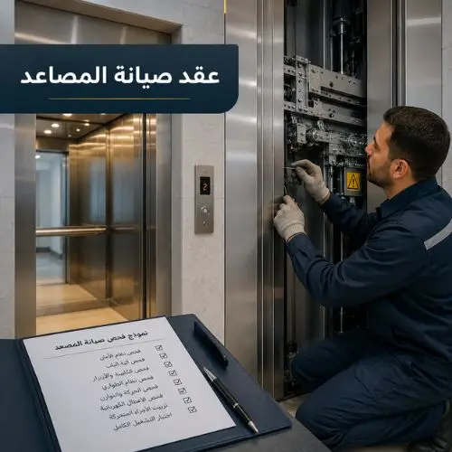 عقد-صيانة-المصاعد-مصاعد-مصعد
