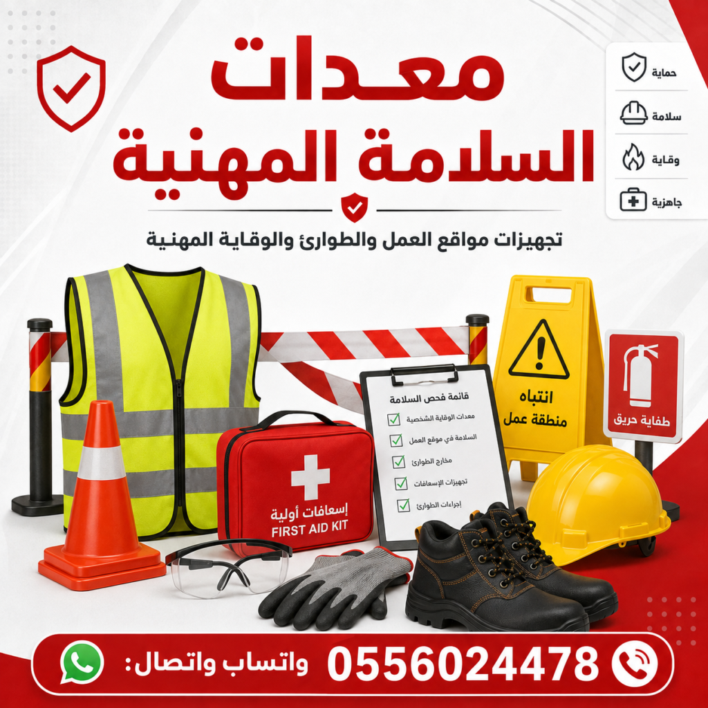 معدات-السلامة-المهنية-معدات-الامن-والسلامة-ادوات-سلامة-أدوات-امن-وسلامة