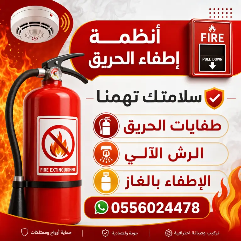 انظمة-اطفاء-الحريق-تركيب-نظام-اطفاء-الحريق-معدات-اطفاء-الحريق