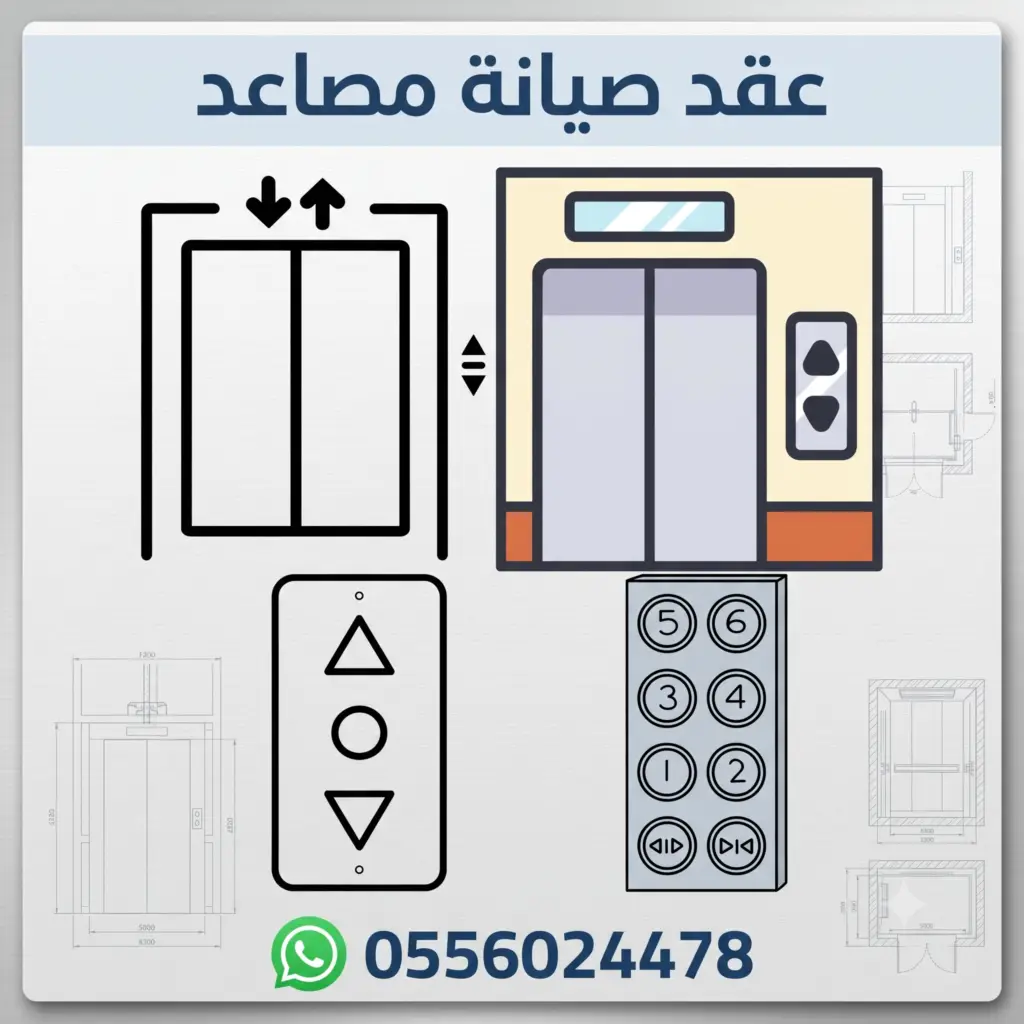 عقد-صيانة-المصاعد