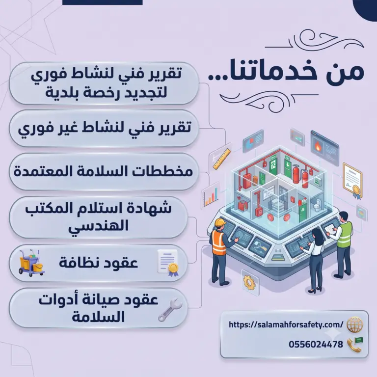 اصدار-تجديد-رخصة-بلدي-بلدية-البلدية-تقرير-فني-شهادة-سلامة-شهادة-تركيب-ادوات-الوقاية-والحماية-من-الحريق-عقد-نظافة