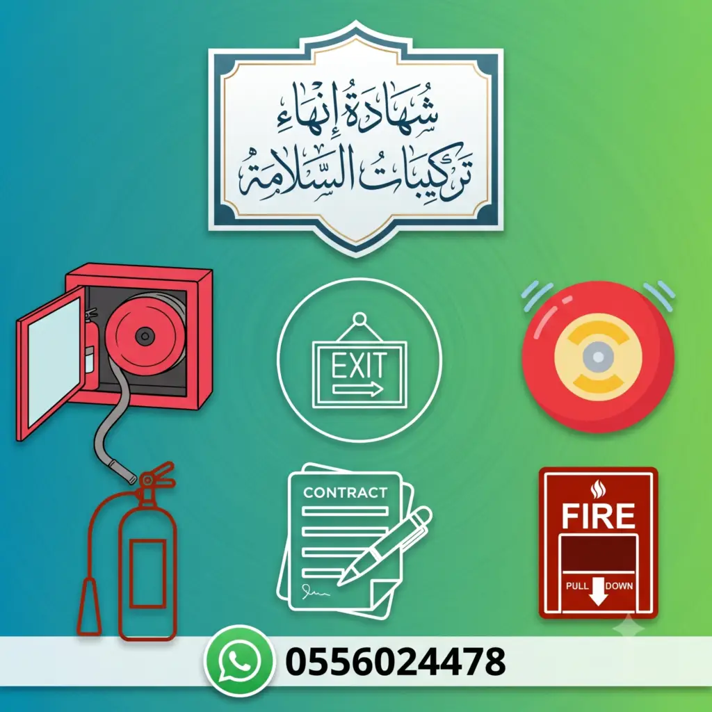شهادة-انهاء-تركيبات-ومطابقة-اعمال-الدفاع-المدني