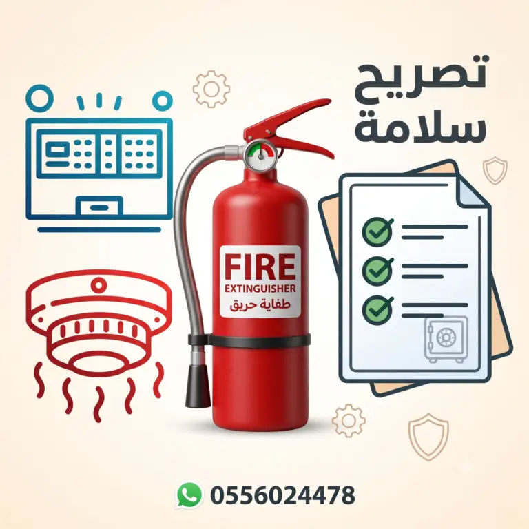 تصريح-سلامة-رقم-التصريح-من-سلامة-شهادة-السلامه-من-الدفاع-المدني-رخصة-ترخيص-دفاع-المدني-سلامه-السلامة