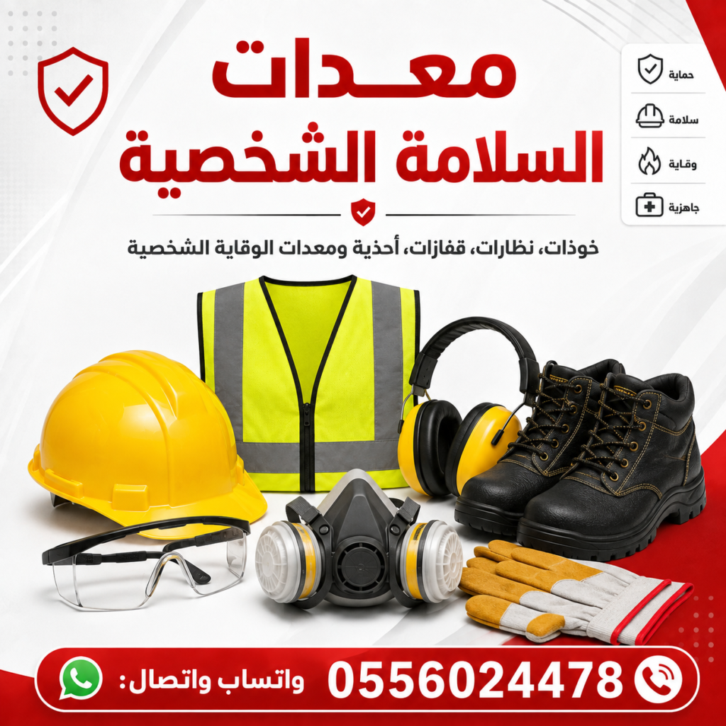 معدات-السلامة-الشخصية-معدات-الامن-والسلامة-ادوات-سلامة
