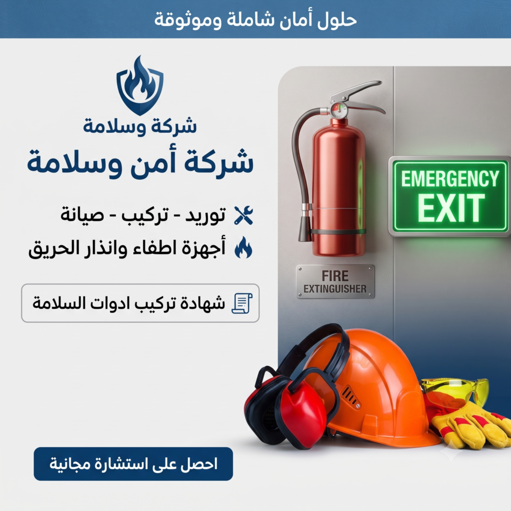 شركة-أمن-وسلامة-امن-وسلامة-مؤسسة-الامن-والسلامة-معتمدة من-الدفاع- المدني