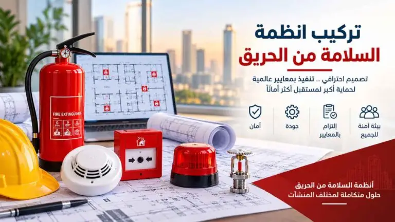 تركيب انظمة السلامة الدفاع المدني
