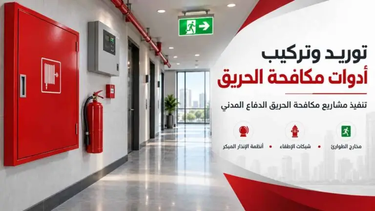تنفيذ-مشاريع-مكافحة-الحريق-الدفاع-المدني-السلامة