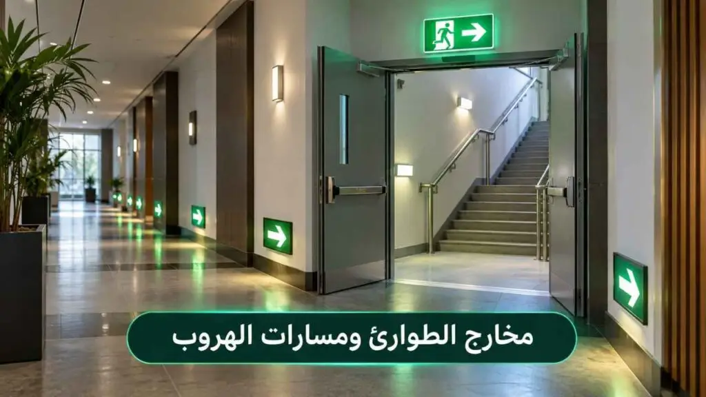 مخارج الطوارئ ومسارات الهروب