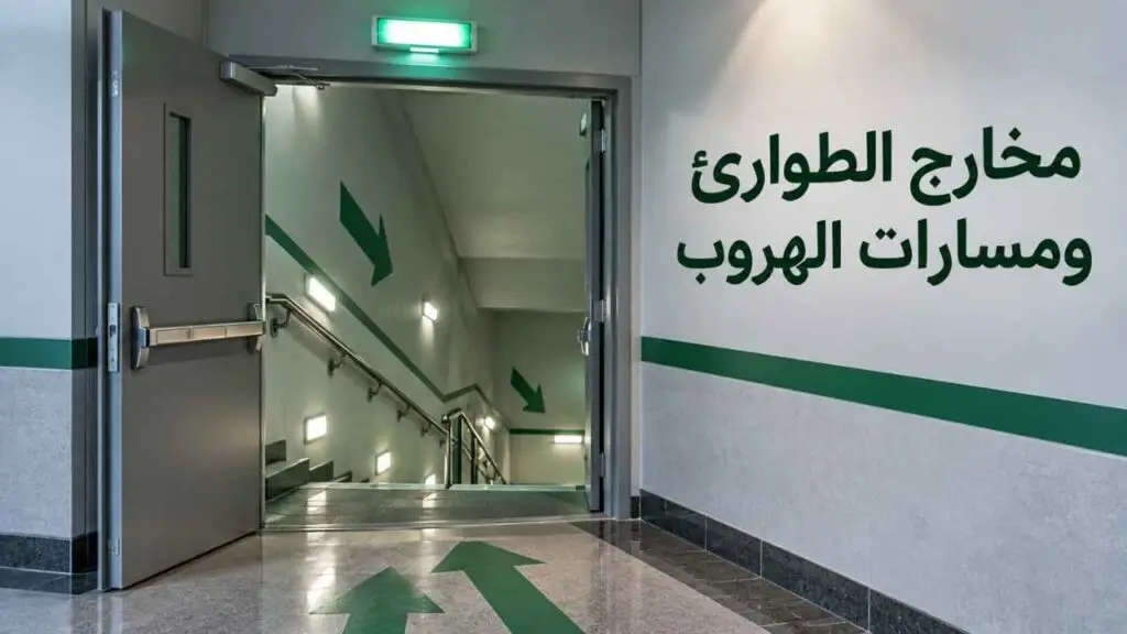 مخارج الطوارئ ومسارات الهروب