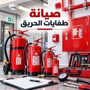 صيانة طفايات الحريق